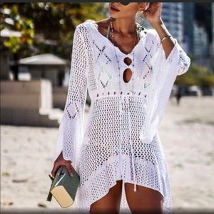 Crochet Swimsuit Cover Up - one left!